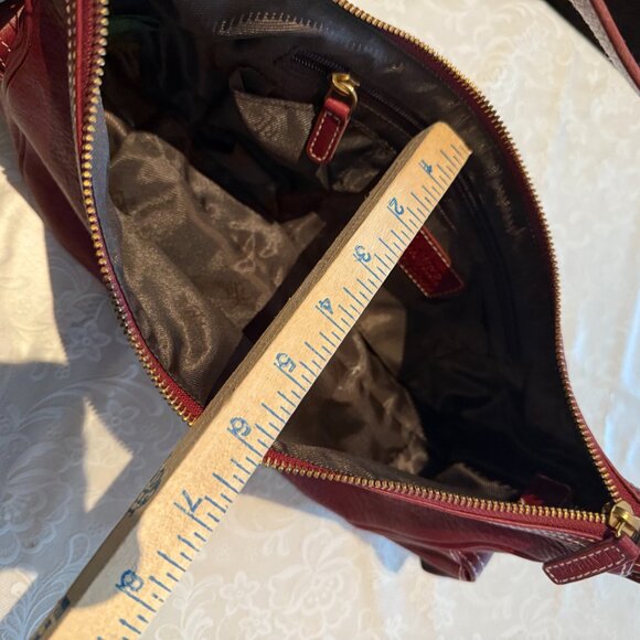 Ralph Lauren pebbled leather hobo style bag New with minor defect - Picture 12 of 12